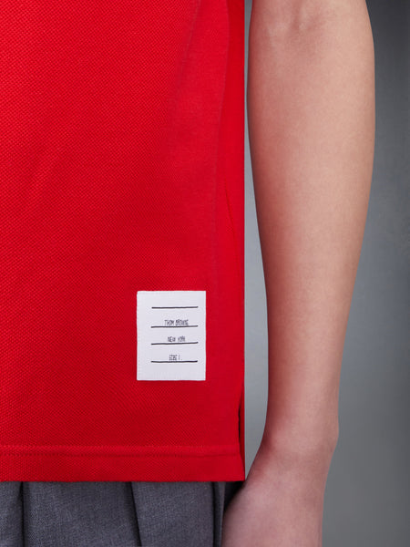 クラシック ピケ 2003 4バー ポロ 赤