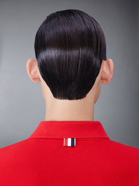 クラシック ピケ 2003 4バー ポロ 赤