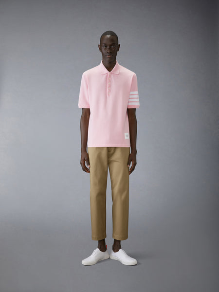 CLASSIC PIQUE 4-BAR SHORT SLEEVE LT PINK