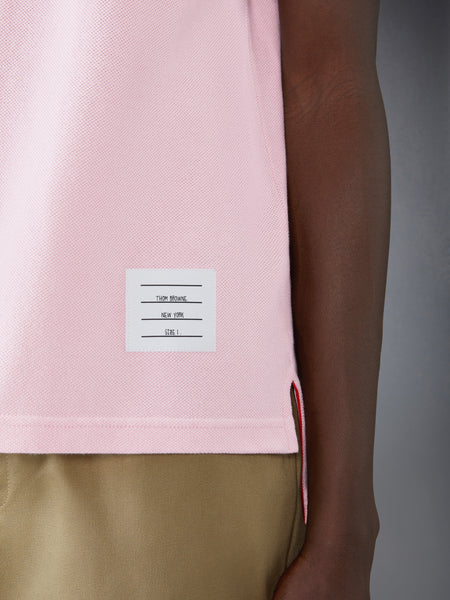 CLASSIC PIQUE 4-BAR SHORT SLEEVE LT PINK