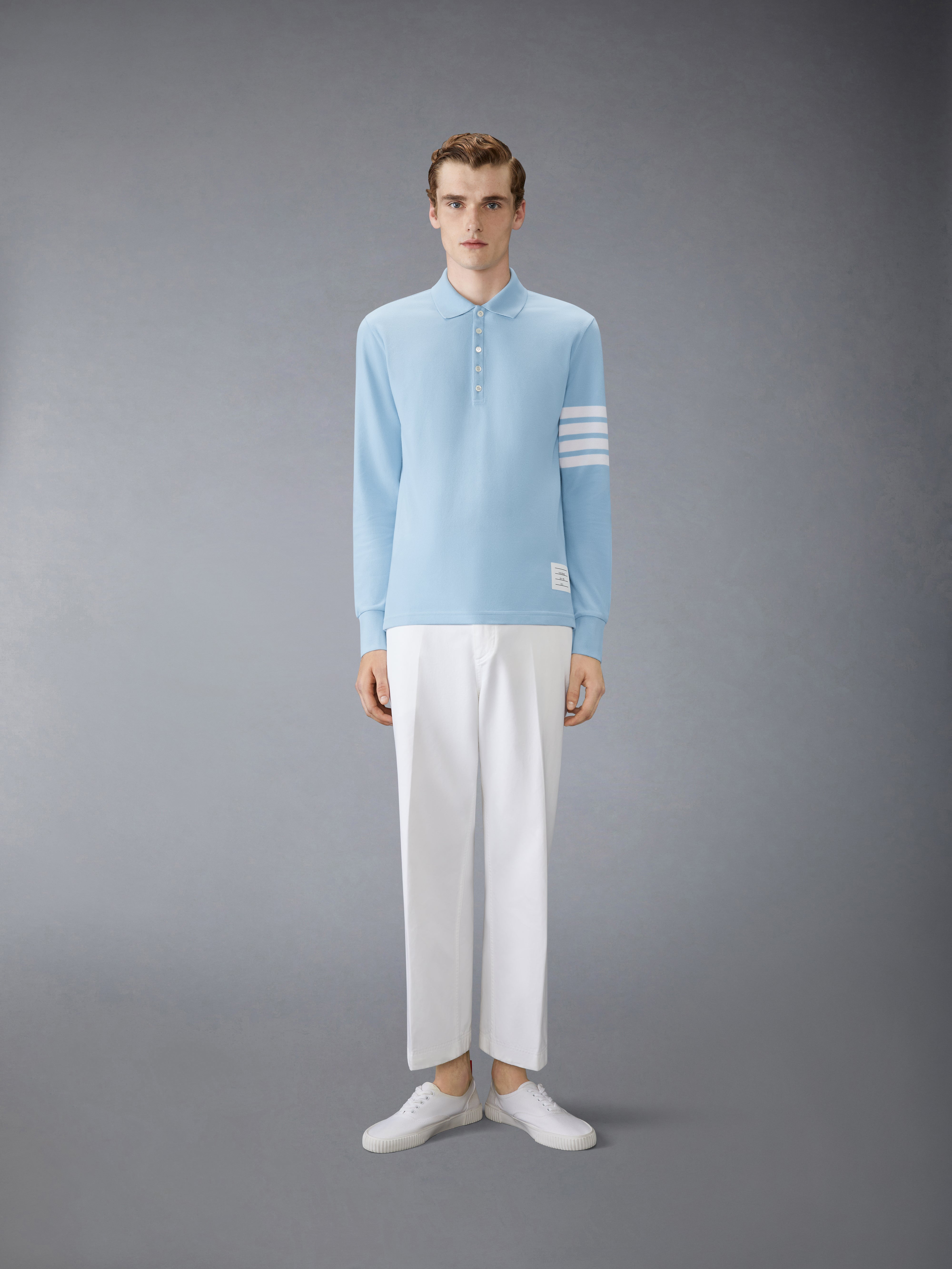 Classic Pique 4 Bar Polo | Thom Browne