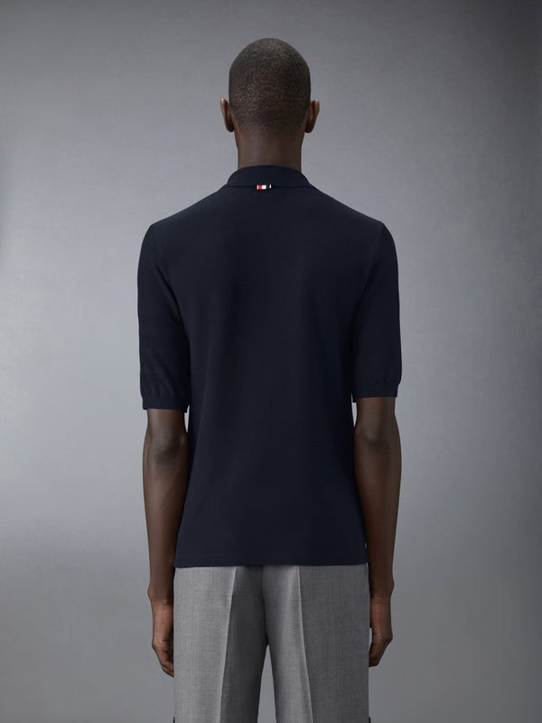 SILK PIQUE POCKET POLO - image 2