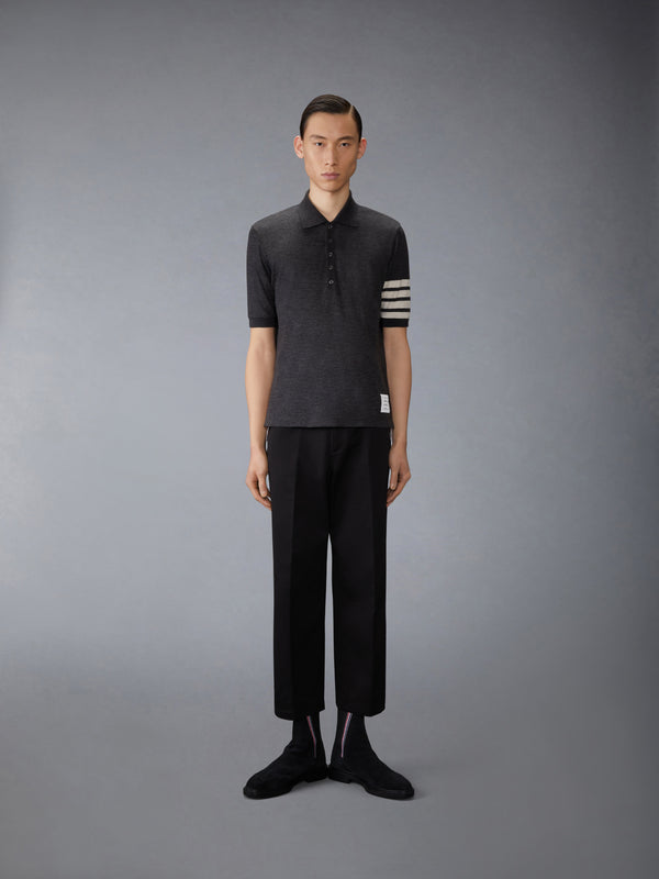 WOOL JERSEY 4-BAR POLO - image 3