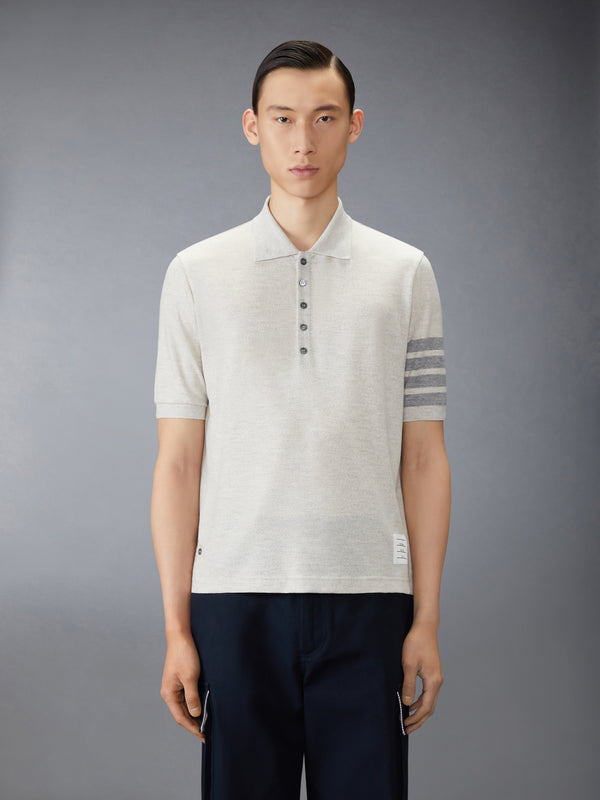 WOOL JERSEY 4-BAR POLO - image 1