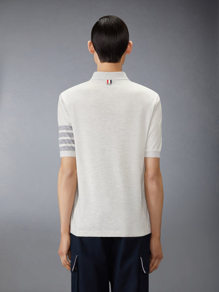 WOOL JERSEY 4-BAR POLO