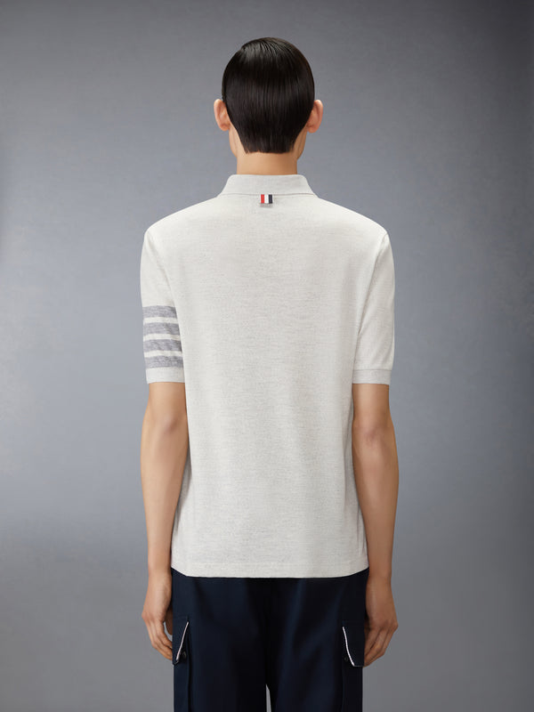 WOOL JERSEY 4-BAR POLO - image 2
