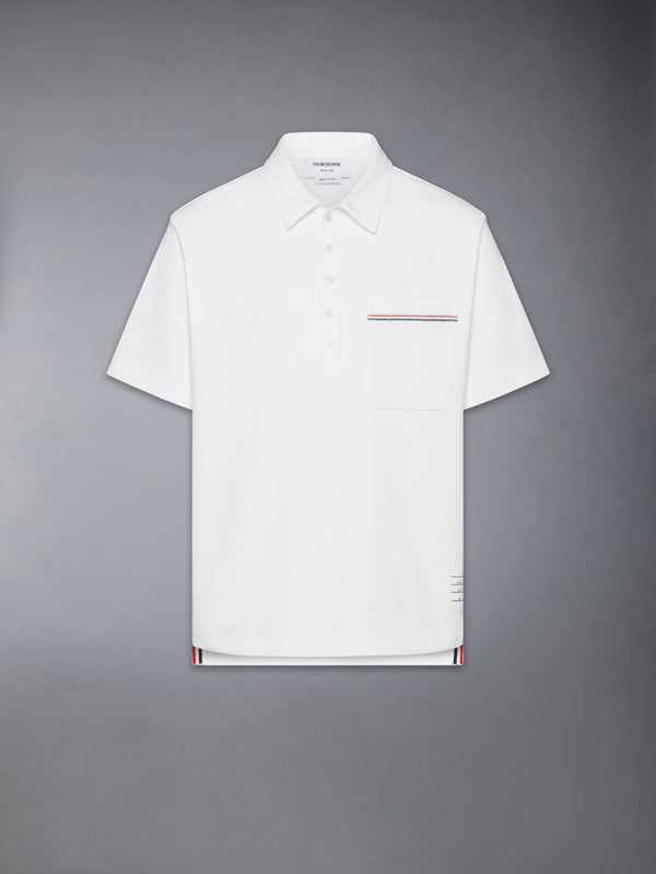 JERSEY RWB STRIPE OVERSIZED POLO - featured image