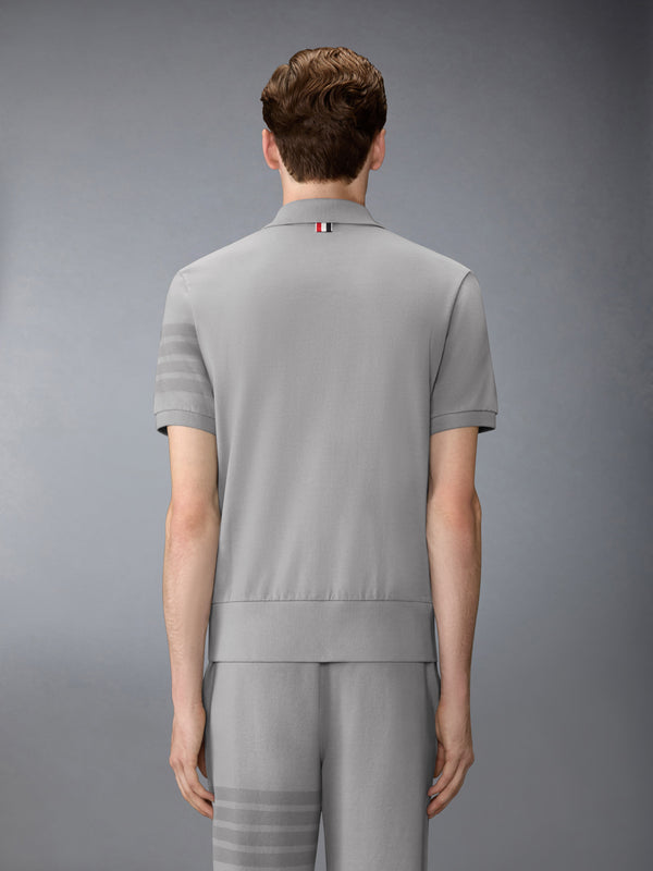 GARMENT OVERDYED JERSEY 4-BAR POLO - image 2