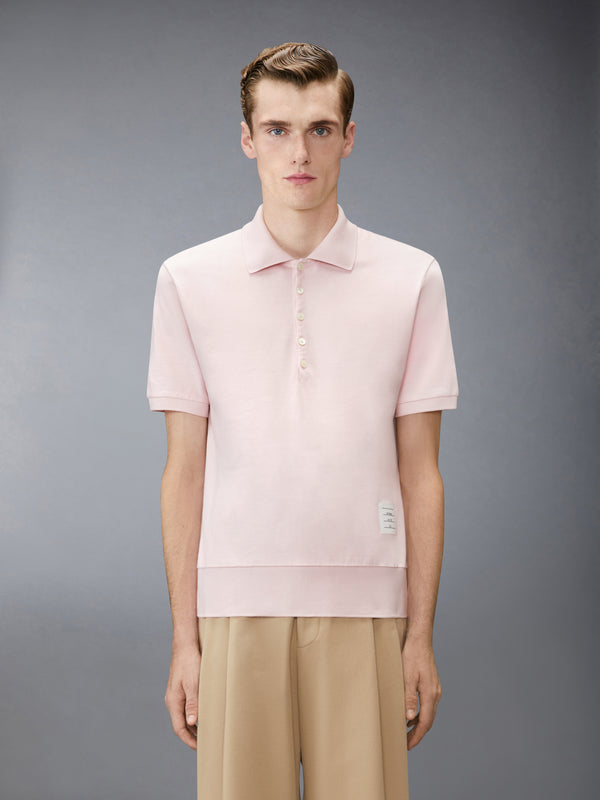 GARMENT OVERDYED JERSEY 4-BAR POLO - image 1