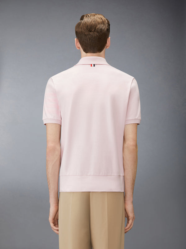 GARMENT OVERDYED JERSEY 4-BAR POLO - image 2