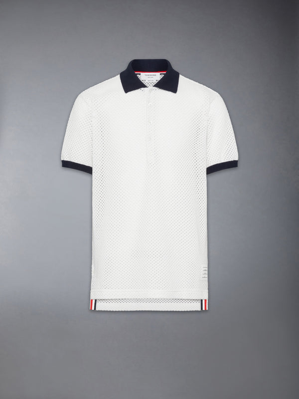 MESH CASHMERE POLO - featured image