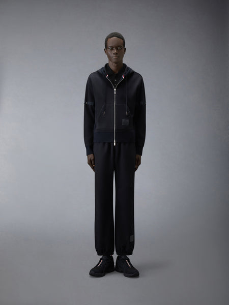 PIQUE 4-BAR POLO BLACK/WHITE