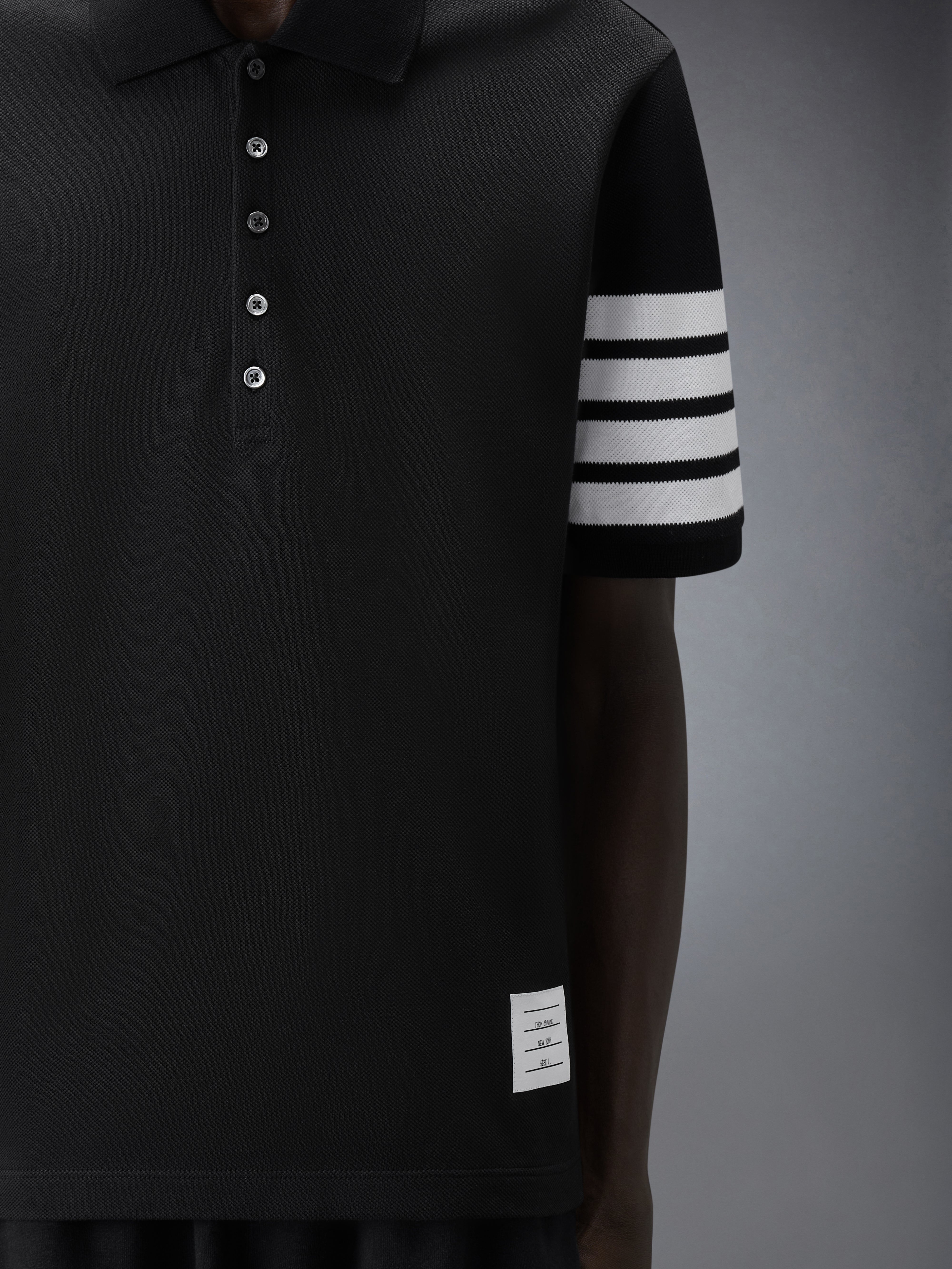 ピケ 4-BAR ポロシャツ | Thom Browne