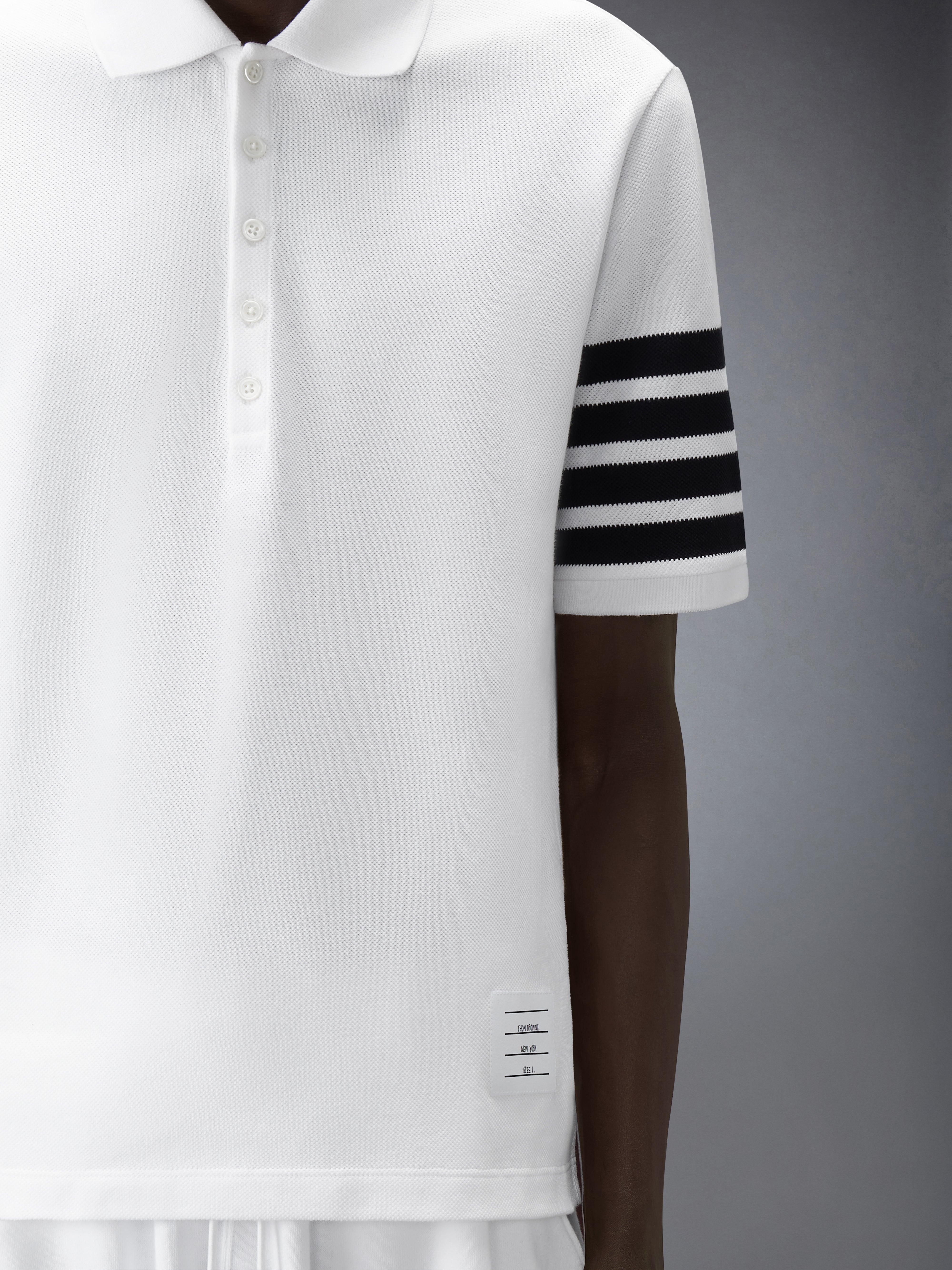 ピケ 4-BAR ポロシャツ | Thom Browne