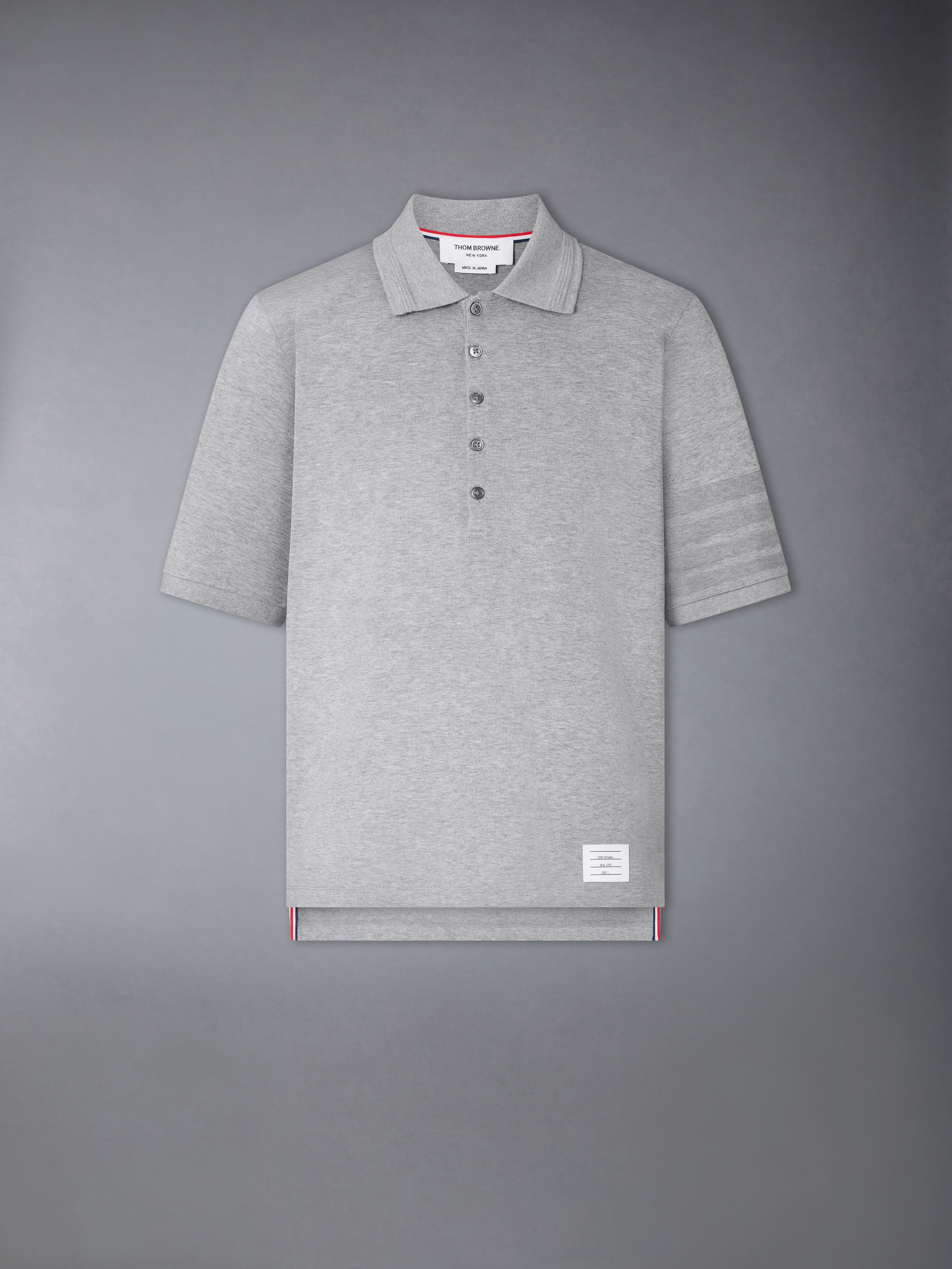 Jersey Ottoman 4-Bar Polo | Thom Browne