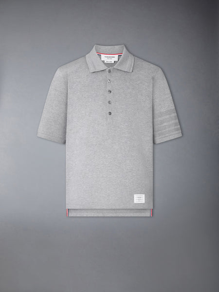 JERSEY OTTOMAN 4-BAR POLO LT GREY