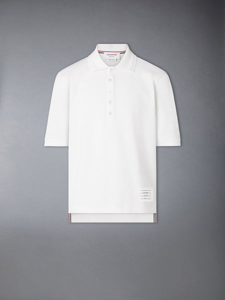 JERSEY OTTOMAN 4-BAR POLO WHITE
