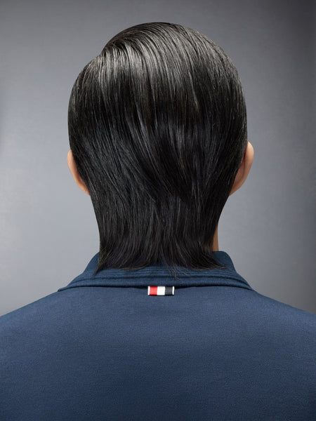 JERSEY OTTOMAN 4-BAR POLO NAVY