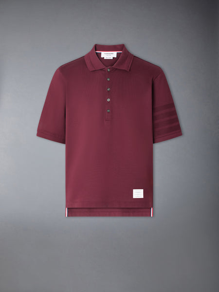 JERSEY OTTOMAN 4-BAR POLO BURGUNDY