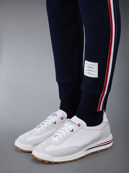 CLASSIC LOOPBACK STRIPE SWEATPANTS NAVY
