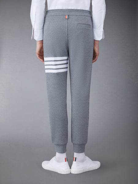 WAFFLE 4-BAR SWEATPANTS MED GREY