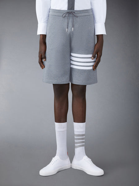 WAFFLE 4-BAR SWEATSHORTS MED GREY