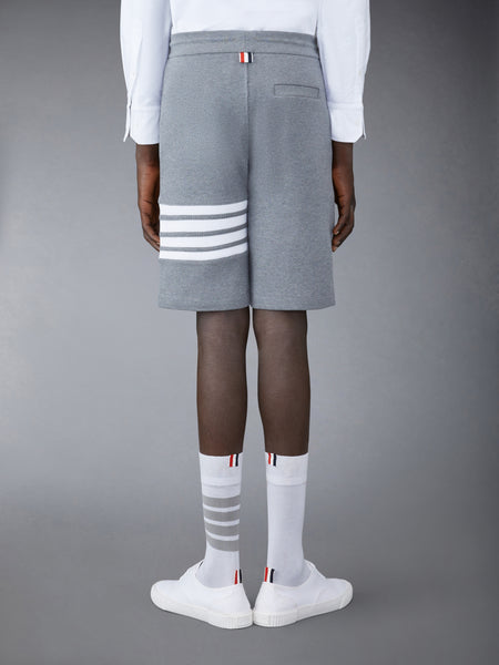 WAFFLE 4-BAR SWEATSHORTS MED GREY