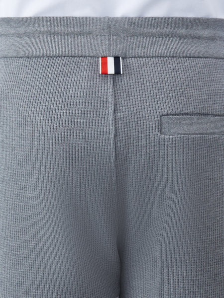 WAFFLE 4-BAR SWEATSHORTS MED GREY