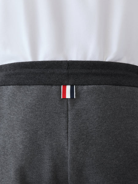 SOLID LOOPBACK JERSEY 4-BAR SWEATPANTS DARK GREY