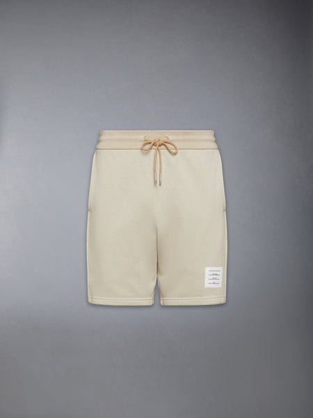 SOLID LOOPBACK JERSEY 4-BAR SWEATSHORTS BEIGE