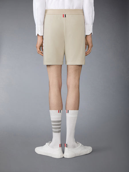 SOLID LOOPBACK JERSEY 4-BAR SWEATSHORTS BEIGE