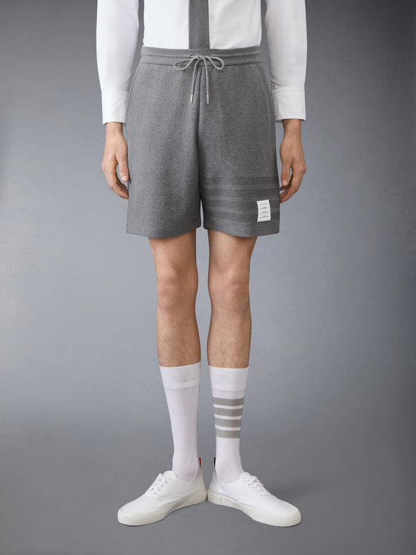 COTTON 4-BAR MID THIGH SHORTS