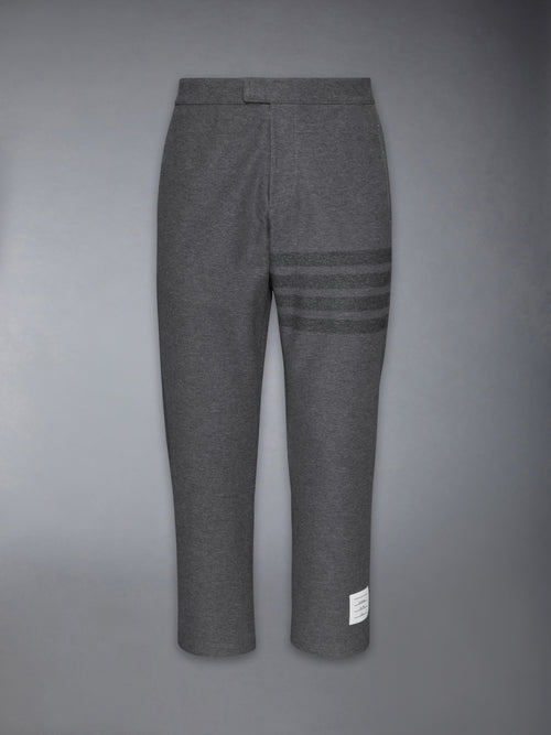 Trousers In Double Face Tech Twill W/ Engineered 4 Bar Stripe 