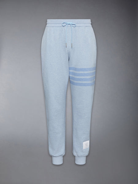 MELANGE BRUSHED LOOPBACK 4-BAR SWEATPANTS