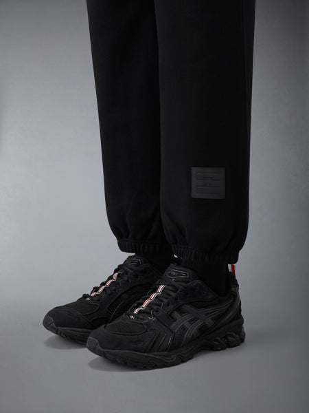 LOOPBACK JERSEY RELAXED SWEATPANTS BLACK