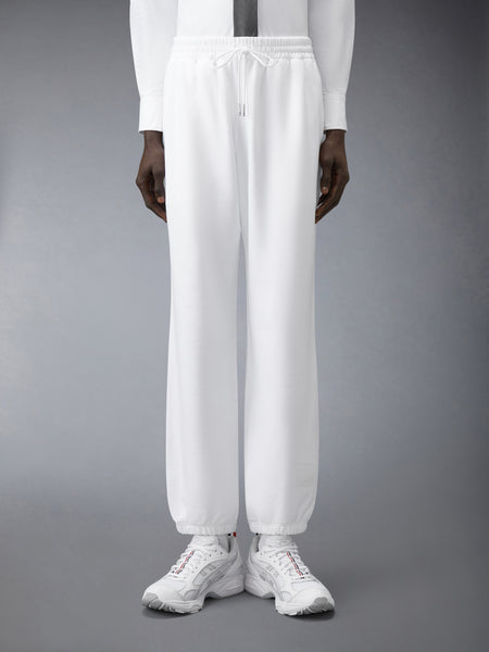 LOOPBACK JERSEY RELAXED SWEATPANTS WHITE