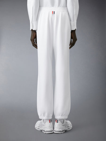 LOOPBACK JERSEY RELAXED SWEATPANTS WHITE