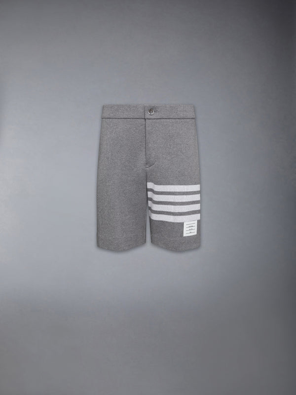 DOUBLE FACE KNIT 4-BAR BERMUDA SHORTS - featured image