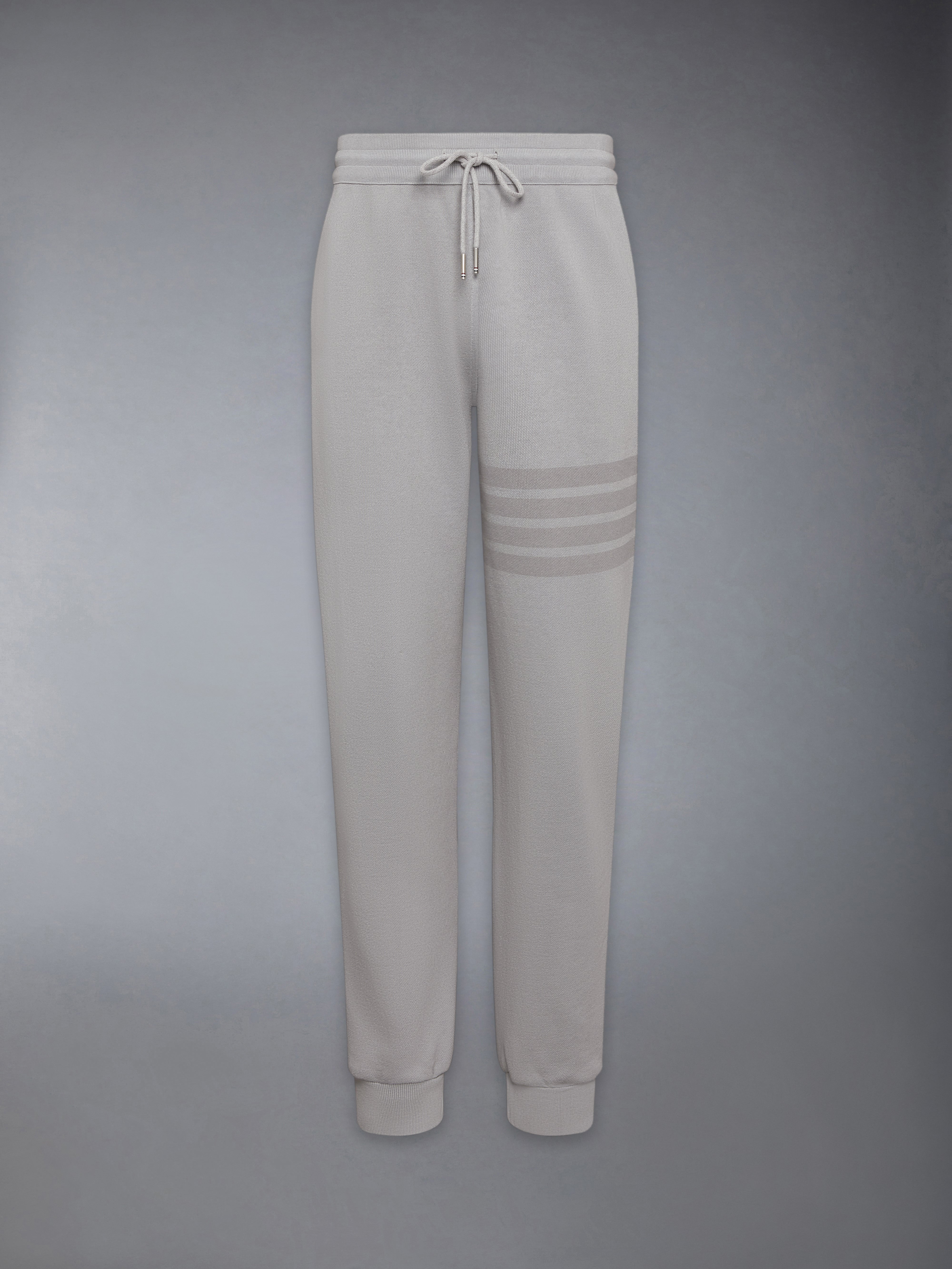 Solid Loopback Overdyed 4-Bar Sweatpants | Thom Browne