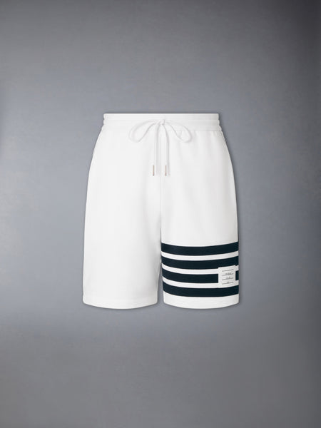 LOOPBACK 4-BAR SWEATSHORTS WHITE /NAVY