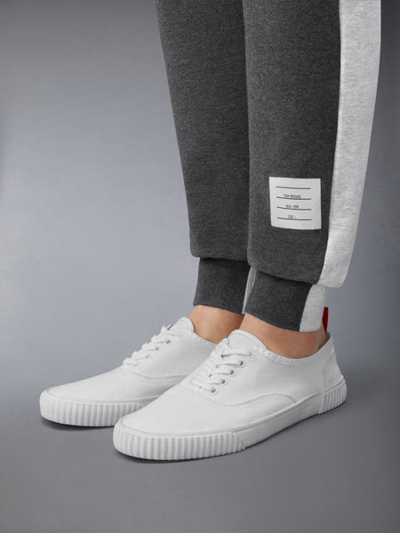 LOOPBACK 4-BAR COLORBLOCK SWEATPANT DARK GREY / PALE GREY