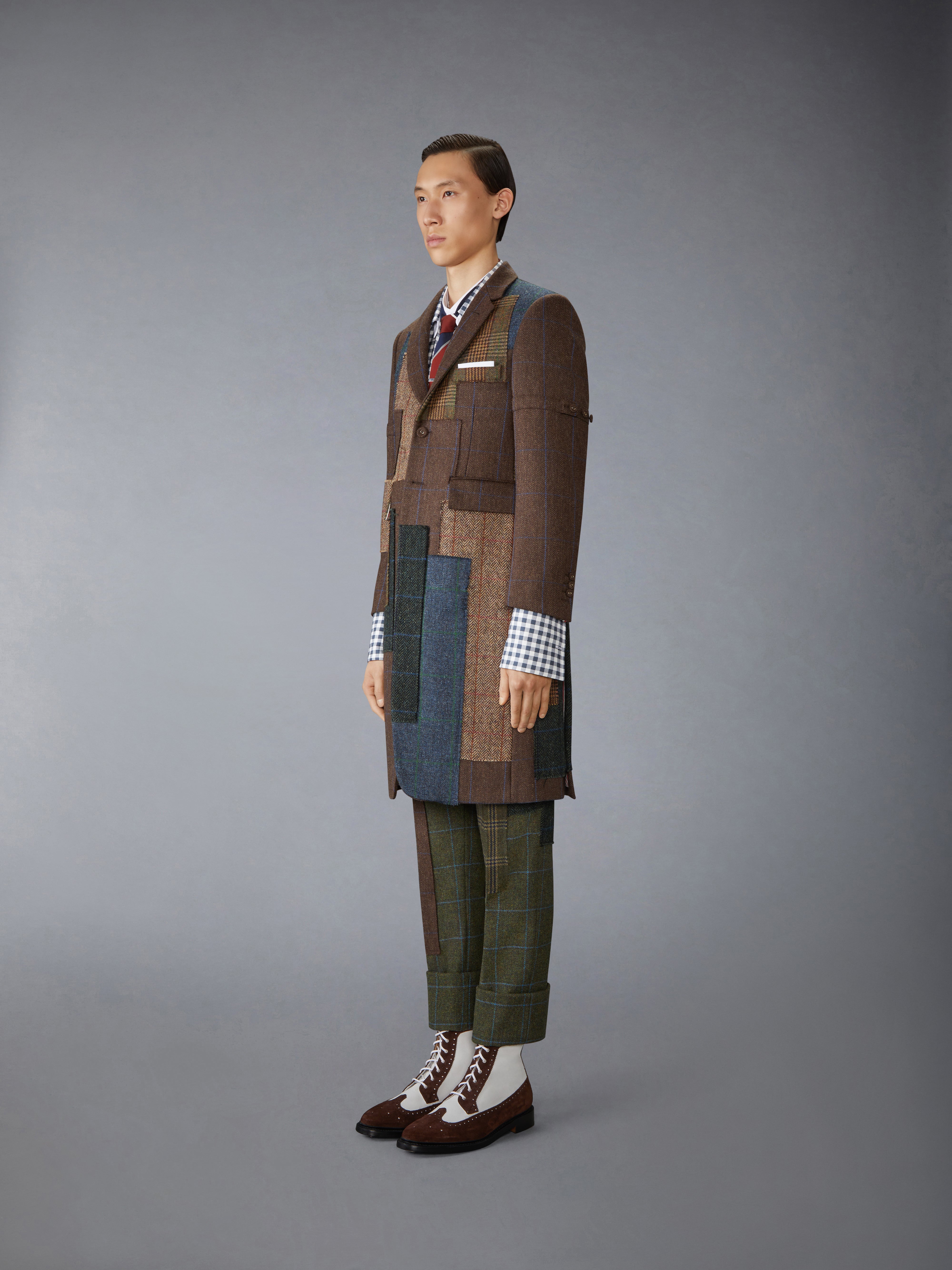 THOM BROWNE. ダブルジャケット THOM BROWNE Double-breasted striped cotton-twill blazer