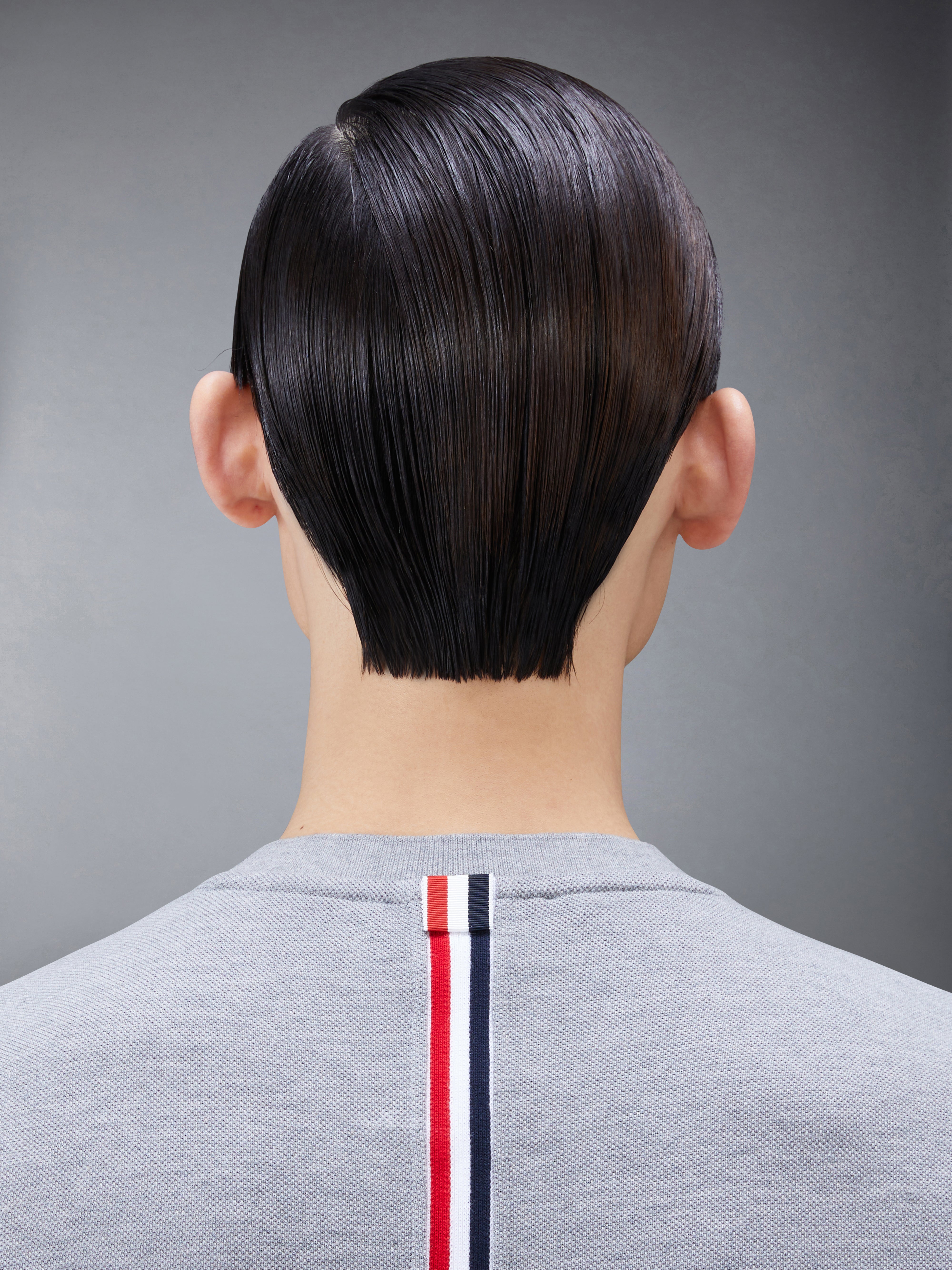 (トムブラウン) THOM BROWNE BACK STRIPE T MJS056A 00050 Classic Pique Stripe Tee | Thom Browne
