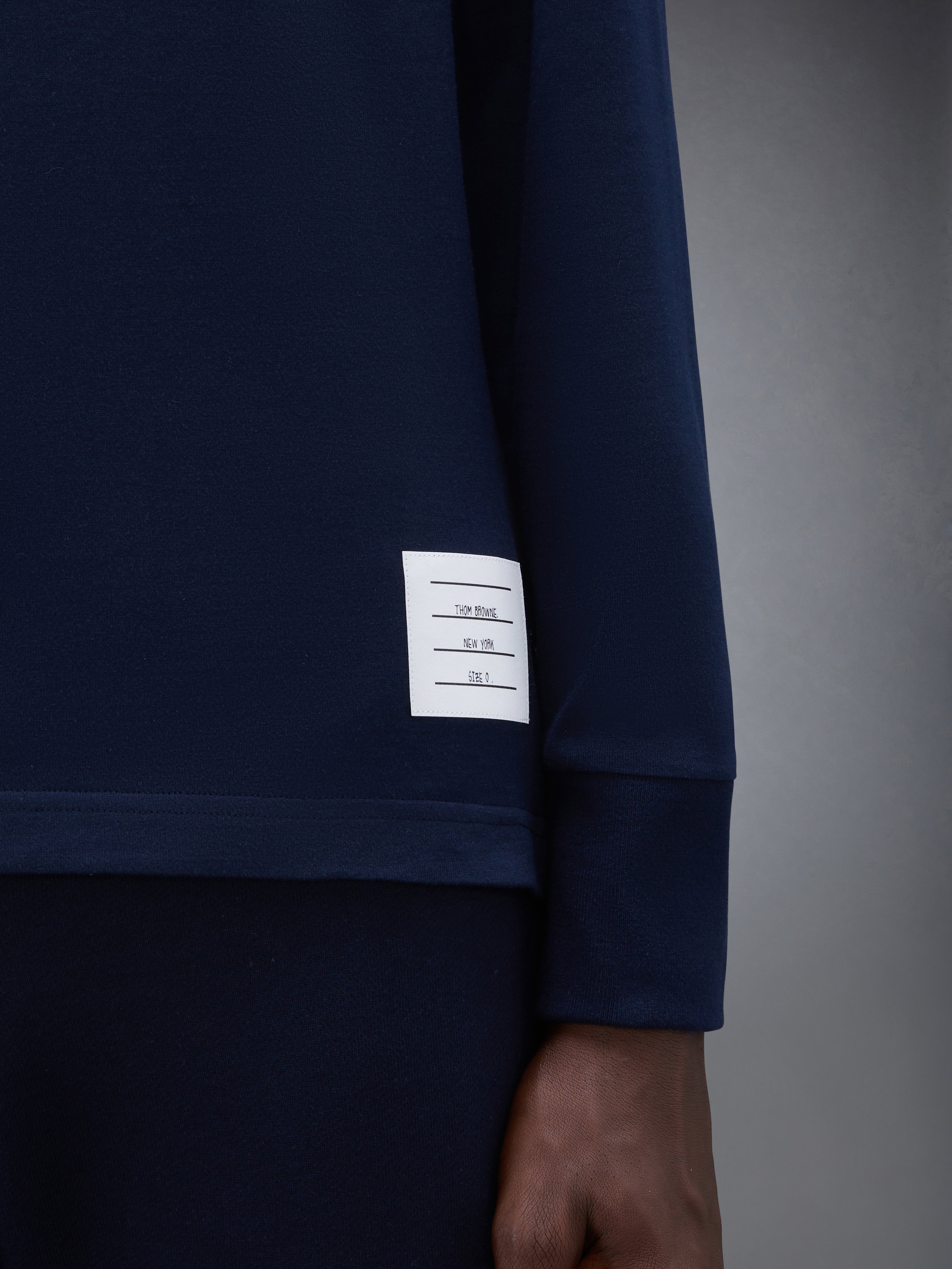 (トムブラウン) THOM BROWNE 4BAR 長袖Tシャツ MJS117A 06769 ジャージー 4BAR ラグビーTシャツ | Thom Browne