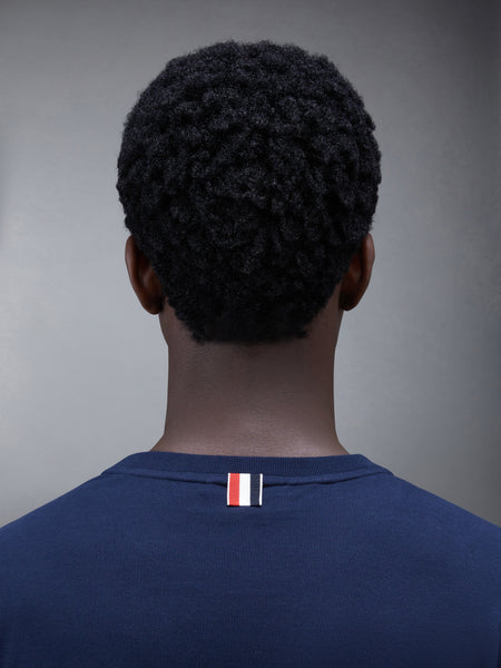 JERSEY 4-BAR RUGBY LONG SLEEVE TEE NAVY