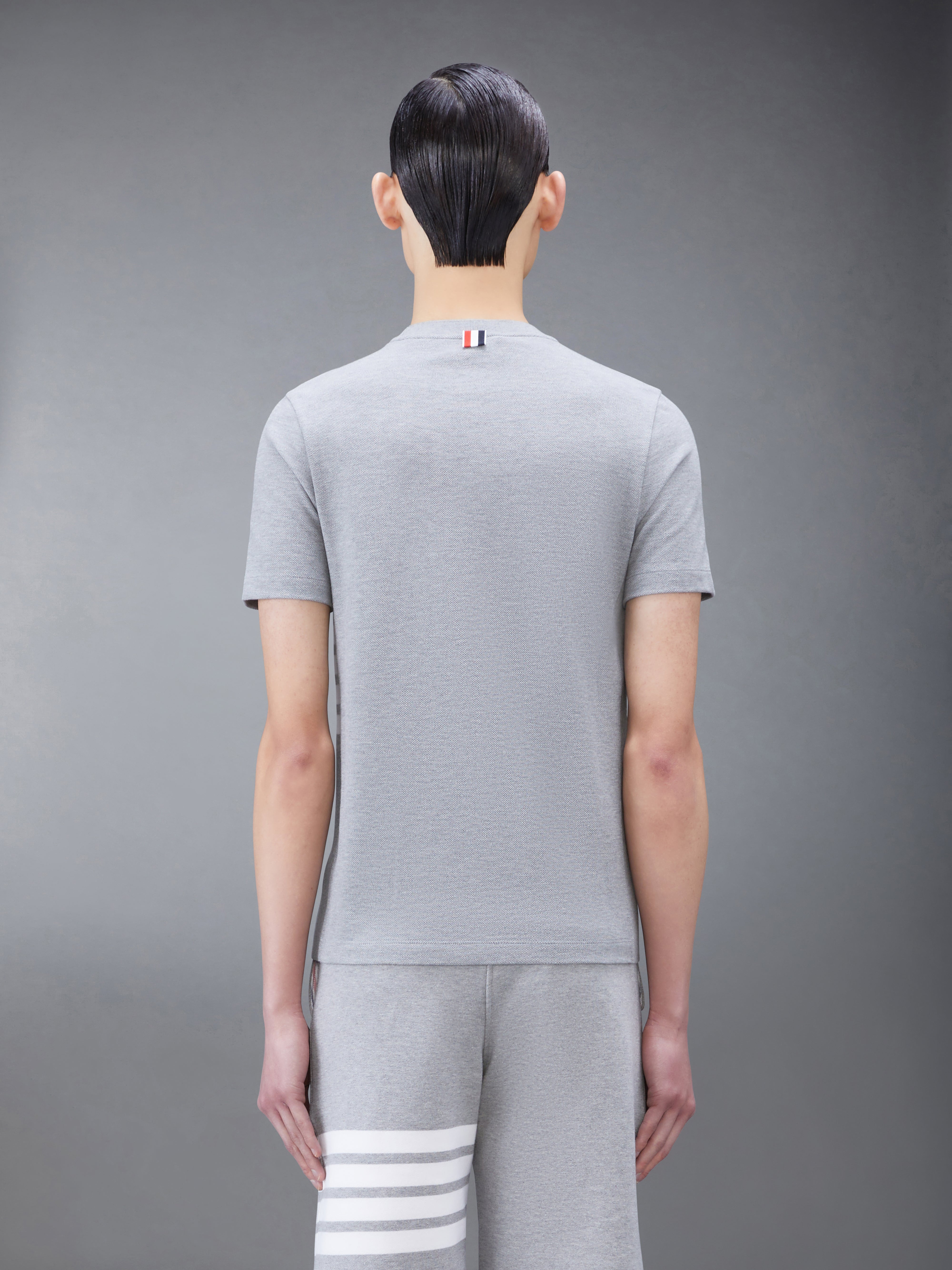 Classic Pique 4 Bar Tee | Thom Browne