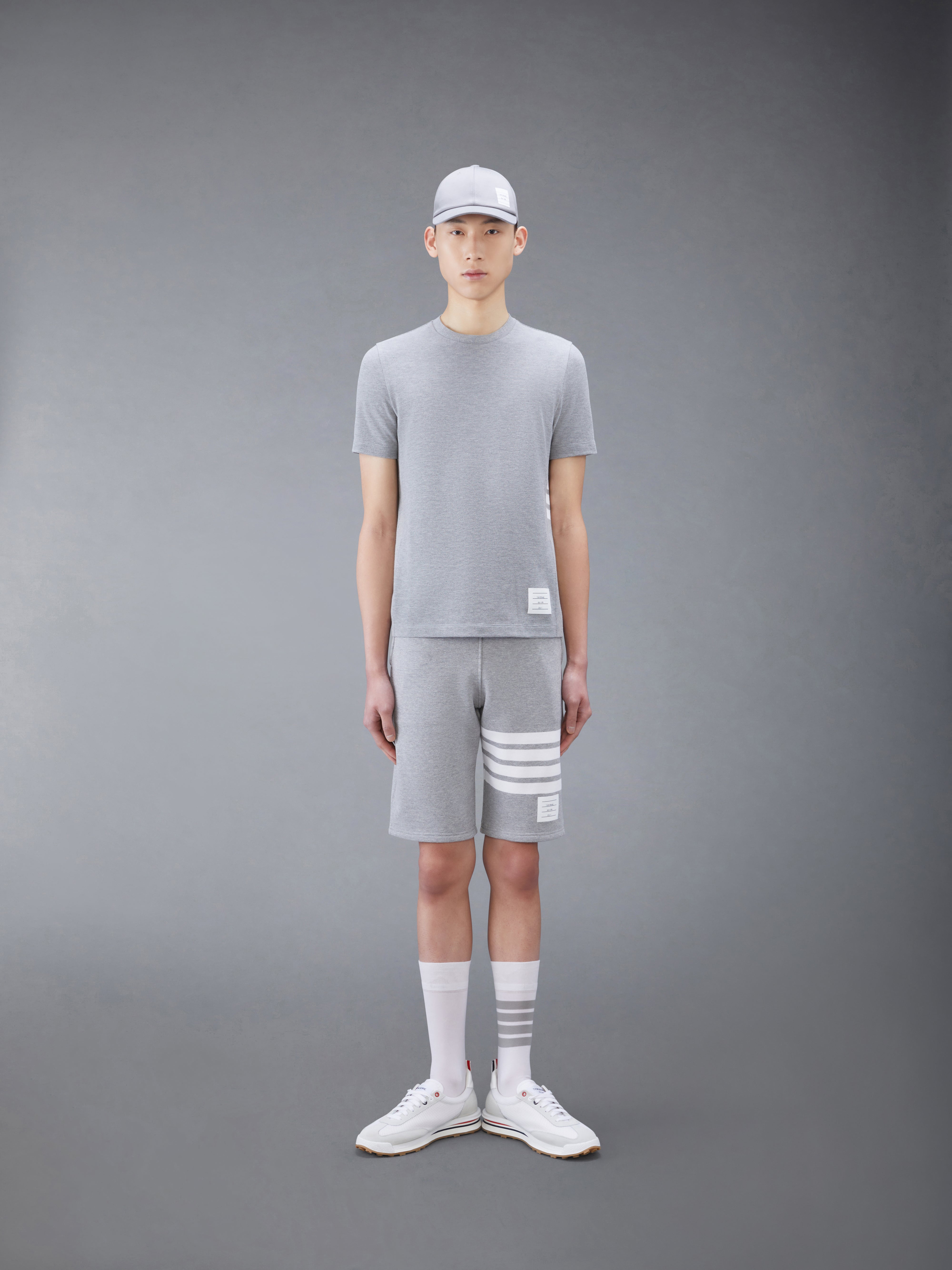 Classic Pique 4 Bar Tee | Thom Browne