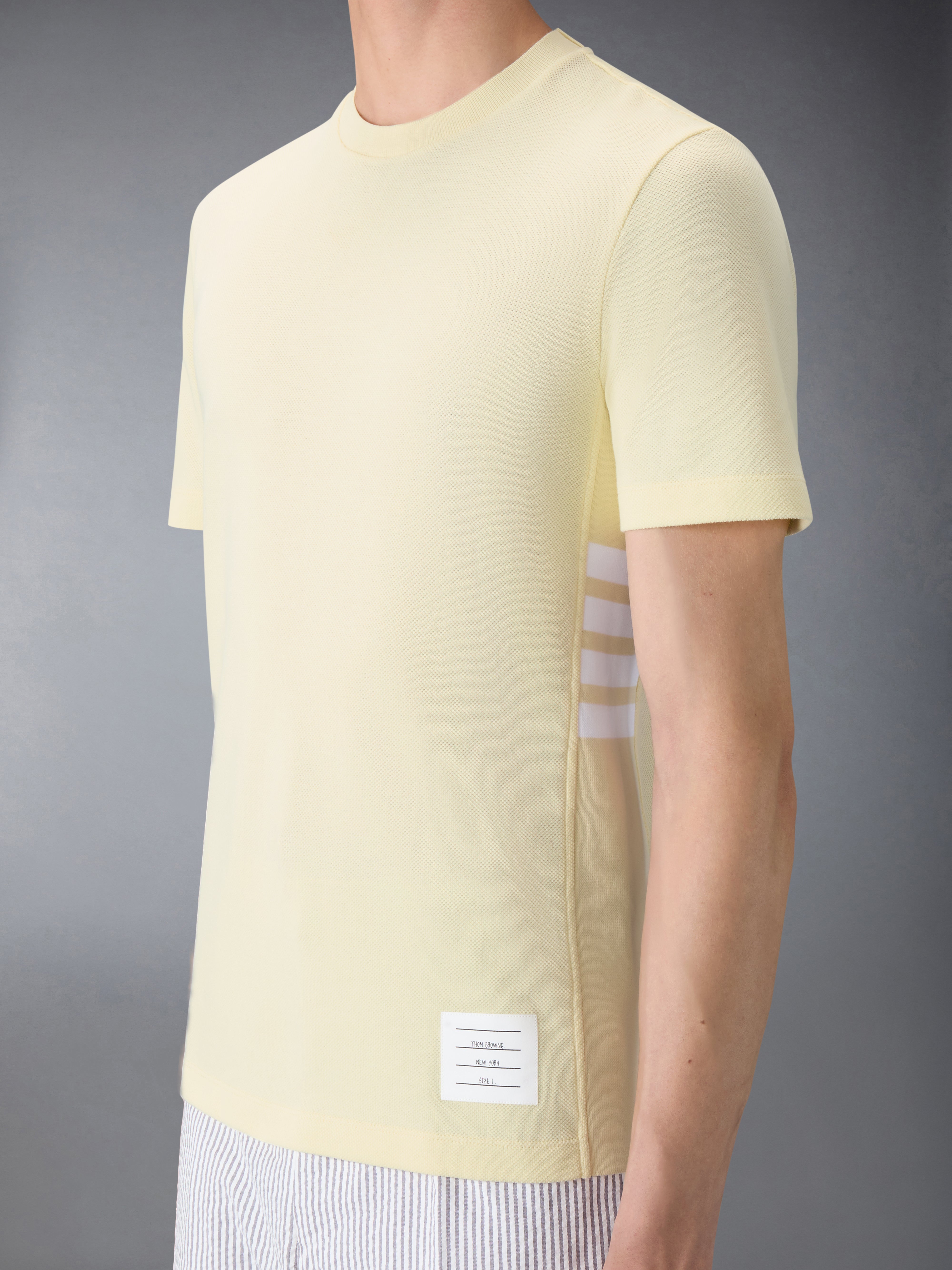 (トムブラウン) THOM BROWNE 4BAR Tシャツ MJS123A 00050 Classic Pique 4 Bar Tee | Thom Browne