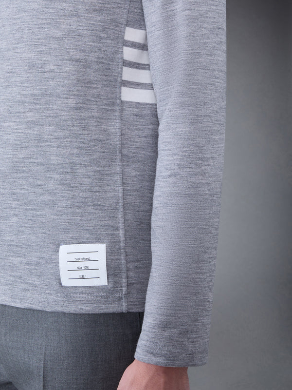 Wool Jersey 4-Bar Long Sleeve Tee - image 6