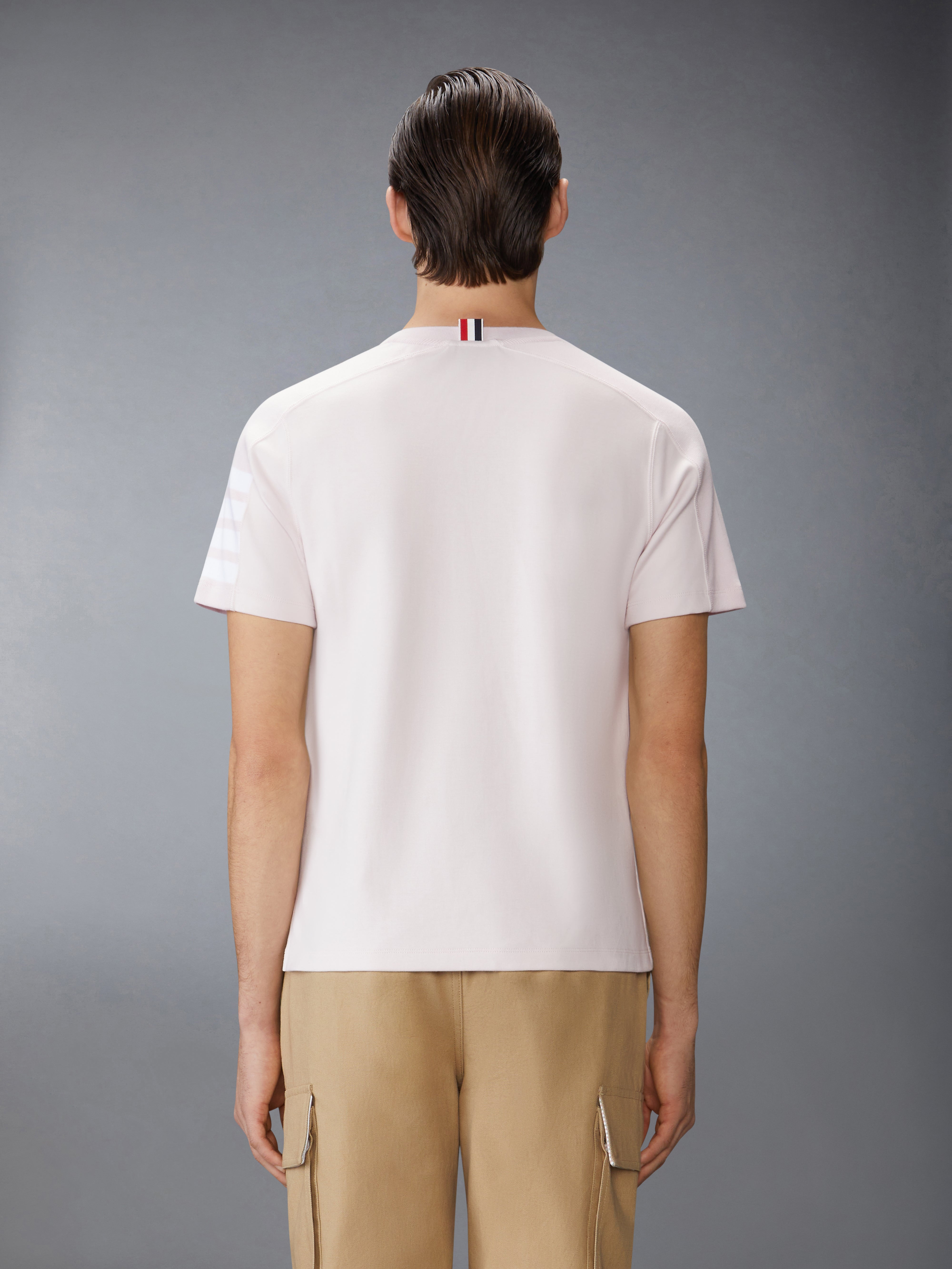 ★人気★【THOM BROWNE】★ミラノ コットン 4BAR Tシャ.ツ★ MILANO COTTON 4-BAR TEE | Thom Browne